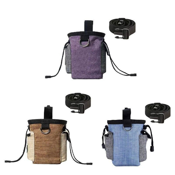 Puppy Pet Dog Obedience Training Treat Bag Feed Pouch Garbage Collection Bag AU