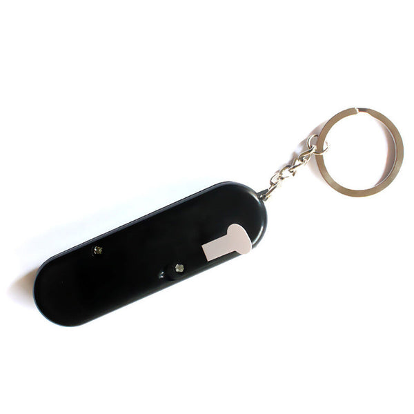 120db Alarm Rape Attack Personal Panic Sirens Loud LED Keyring Twin Dual Siren