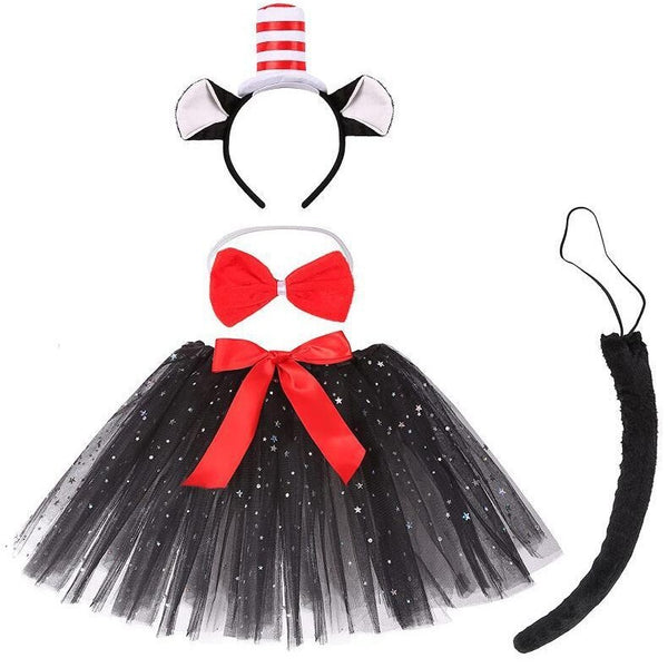 Cat in the Hat Costume Kids – Thing 1 Thing 2 Dr Seuss Book Week Outfit Set