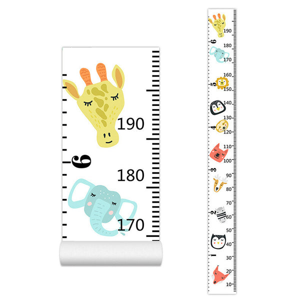 Kids Height Chart Wall Sticker Growth Measurement Ruler Nursery Wall Decal