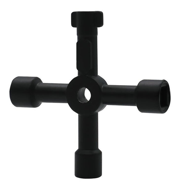 4 in 1 Multifunctional Cross Key for Train Cabinet Elevator Triangle Square AU