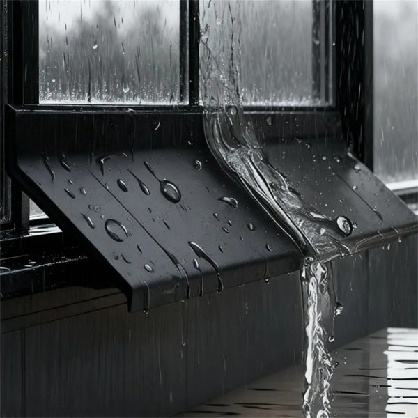 Weather seal strip self adhesive backing with protective film