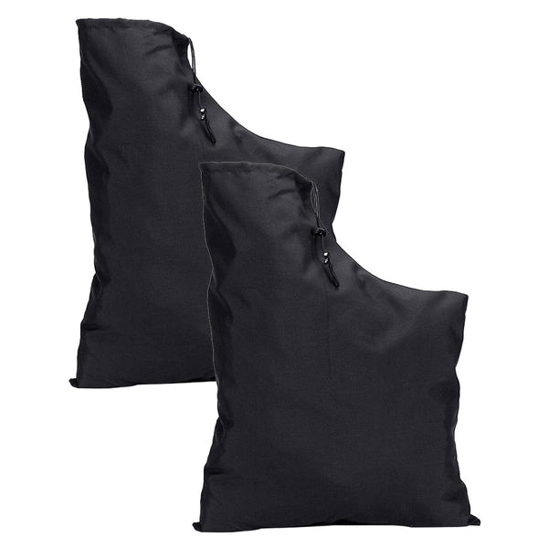 1/2x Black Zip Leaf Blower Vacuum Bag Replacement Garden Lawn Leave Storage Bags