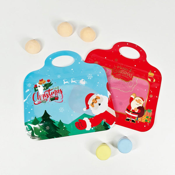 10/20/30PCS Festive Self-Seal Treat Bags, Self Sealing Christmas Treat Bags OD