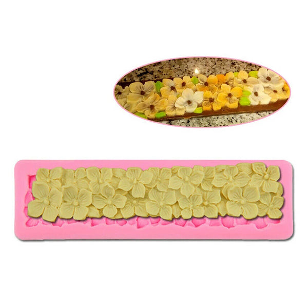 Flower Silicone Fondant Mould Cake Decorating Sugarcraft Chocolate Baking Mold A