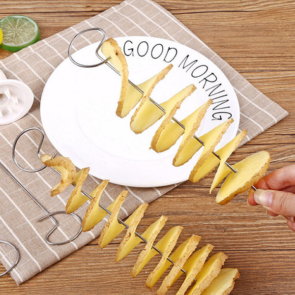 Peeler Spiral Chips Kitchen Stainless Potato Twister Slicer Cutter Vegetable