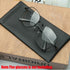 2pcs Mouth Snapped Sunglasses Eyeglass Glasses Case Soft Pouch Bag Pocket