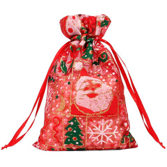 Christmas Poinsettia Flowers 20 Pack – 13cm Glitter Christmas Tree Decorations
