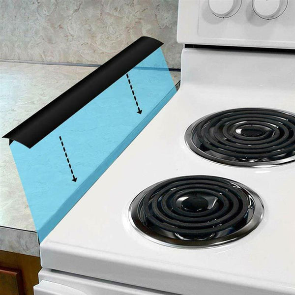 5PCS Kitchen Stove Counter Gap Silicone Cover Filler Strip Guard Seal Slit Tape