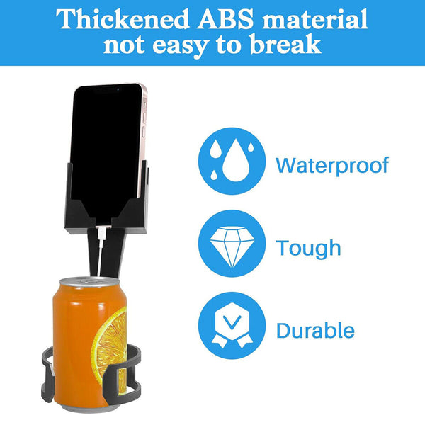 2in1 Car Phone Cup Holder Stand Cradle Adjustable 360 Degree Cell Phone Mount AU