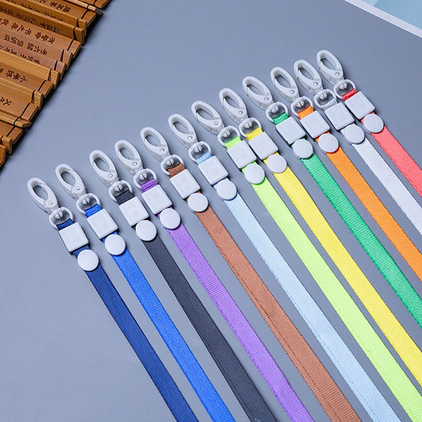 20x Lanyard ID Multi Colour Badge Card Key Holder Ring Case Pocket Neck Strap AU