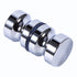 3PCS Stainless Steel Glass Door Knob Pull Handle Bathroom Shower Door