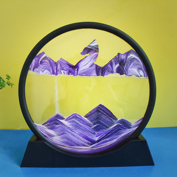 Moving Sand Art Sandscapes Motion Dynamic Flowing Picture 3D Deep Sea Display