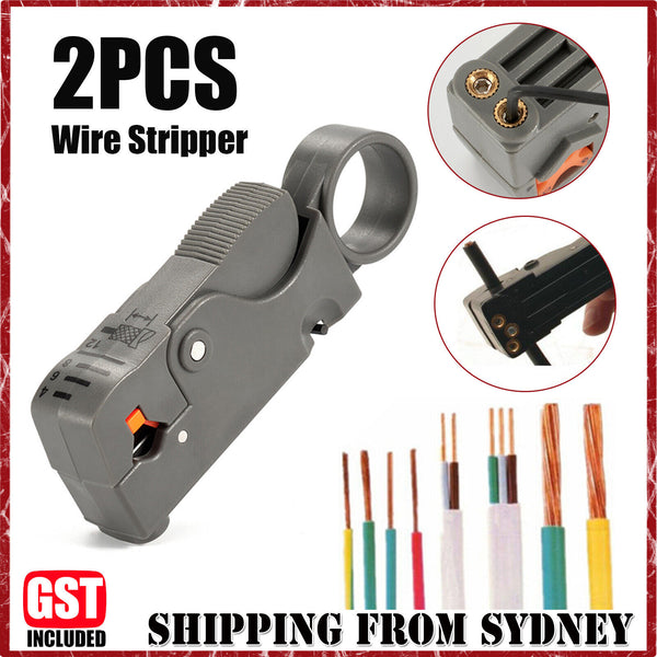 2x Automatic Wire Cutter Stripper Pliers Electrical Cable Crimper Terminal Tool