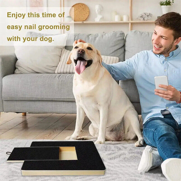 2PCS Dog Scratch Pad For Nails Dog Nail File Scratching Board Nail Grinders Tool