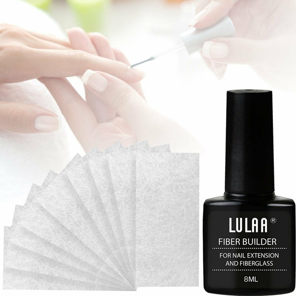 Poly UV Gel Nail Builder Extension Kit, Polygel Tube Nail Art File Color Tube