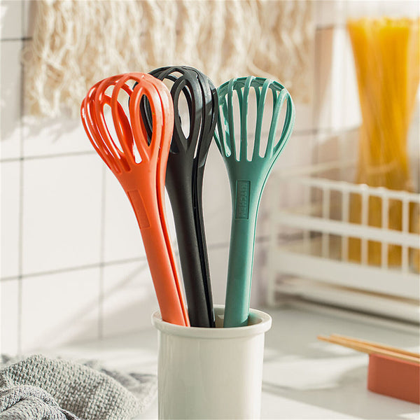 Multifunctional Silicone Manual Egg Beater Mixer Mini Kitchen Egg Whisk Tool AU
