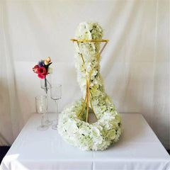 1.8m White Cream Artificial Flowers Arrangement Backdrop Flower Rope Wedding