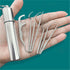 Stainless Steel Toothpick Set Metal Flossing Portable Toothpick Box Holder AU