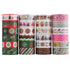 Christmas washi tape set of 24 rolls on a white background