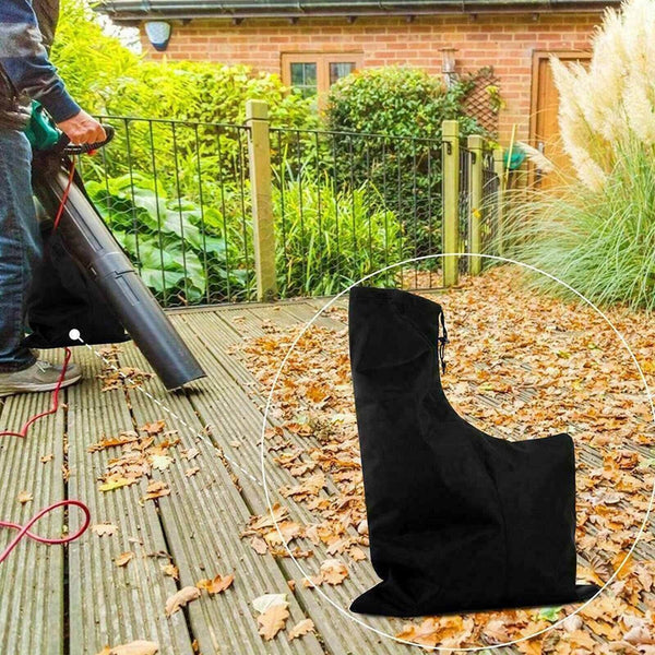 1/2x Black Zip Leaf Blower Vacuum Bag Replacement Garden Lawn Leave Storage Bags