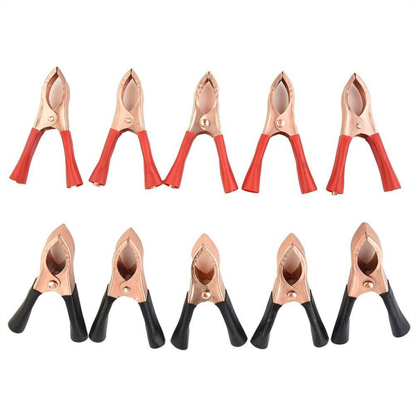 20x Car Alligator Clips 30A Battery Clamps/Crocodile Clip Alligator Clip 70mm AU