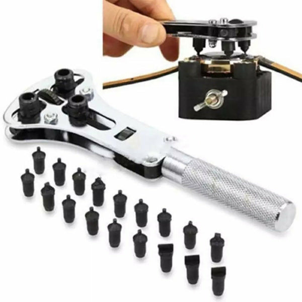 Best Watch Repair Back Case Opener Wrench Screw Cover Remover Tool Kit+18x Screw