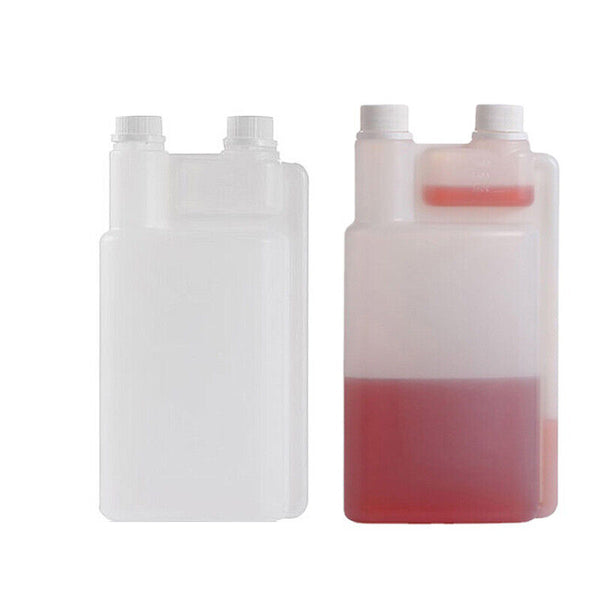250-1000ml Plastic Twin Chamber Bottle Tamper Evident Cap Chemical Liquid Bottle