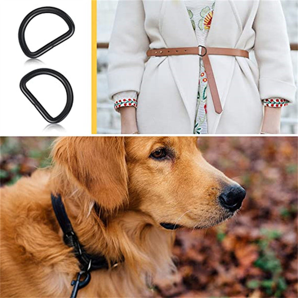 20PCS D Ring Metal Buckle D-ringes Strap Loop Webbing Strapping Ring D Rings AUS