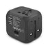 Universal World Travel Adapter 2 USB Charger US/UK/EU/AU Plug Converter 100-240V