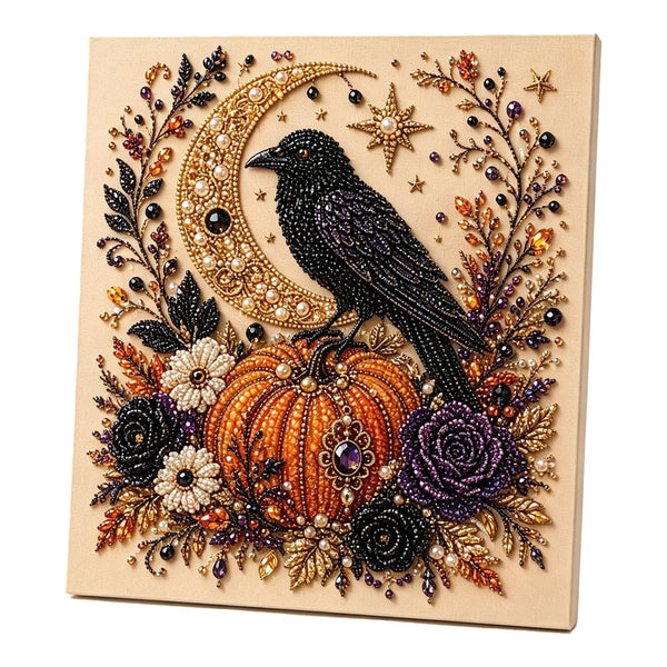 Halloween Ghost Pearl Art DIY Kit 3D Diamond Painting Craft Home Decor Gift