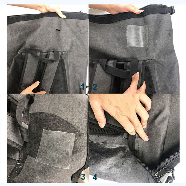 10pcs Waterproof Tent Repair Canvas Awning Sail Kites Adhesive Patches Tape Kit