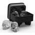 Halloween chocolate Party Tray 3D Skull Silicone Ice Cube Soap candle Mold Mould
