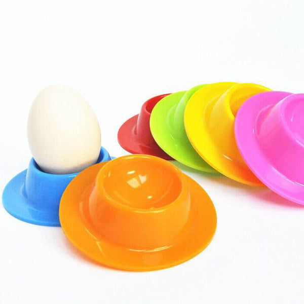 4Pcs Serving Kitchen Boiled Egg Stand Holders Set Boiled Egg Cups Tray Eggs Cups