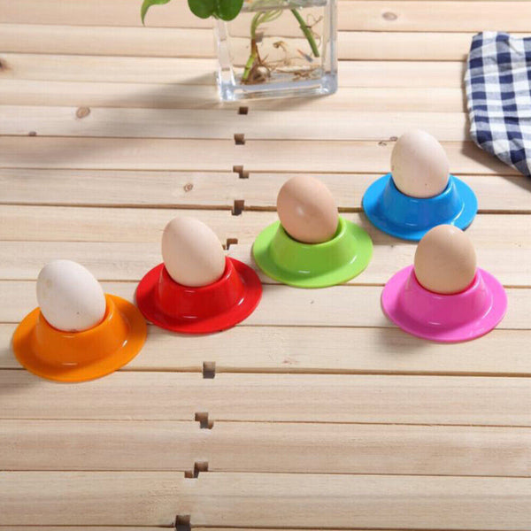 4Pcs Serving Kitchen Boiled Egg Stand Holders Set Boiled Egg Cups Tray Eggs Cups