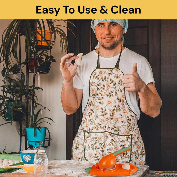 2 in 1 Dumpling Maker Skin Chapati Dough Press Mold Machine Pastry Mould Tool AU