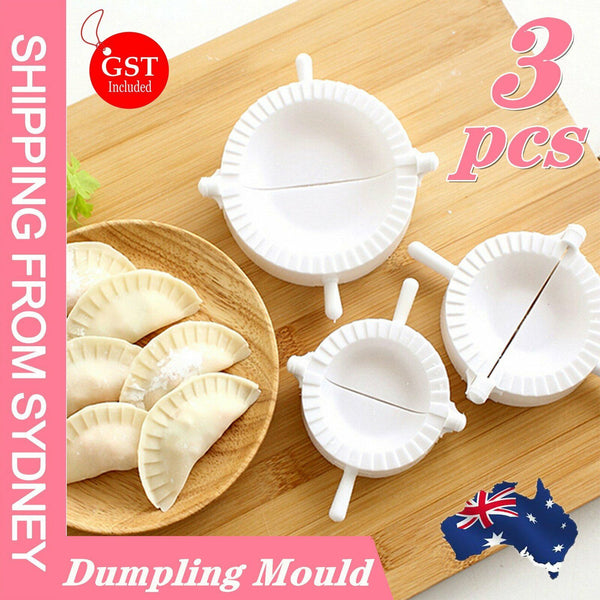 3 Size Dumpling Maker Quick Press Mould Plastic Dumpling Gadget Clip Tools