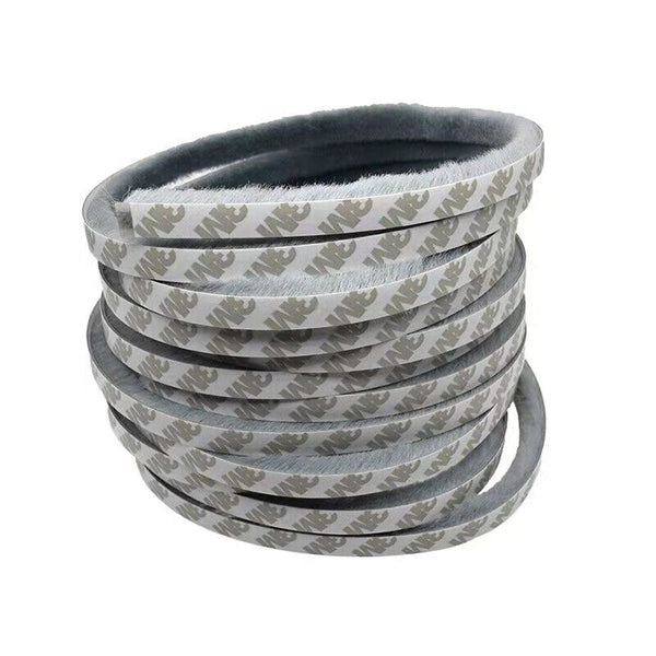 20M Hairy Seal Brush Pile Window Sliding Door Draught Excluder Weather Strip New