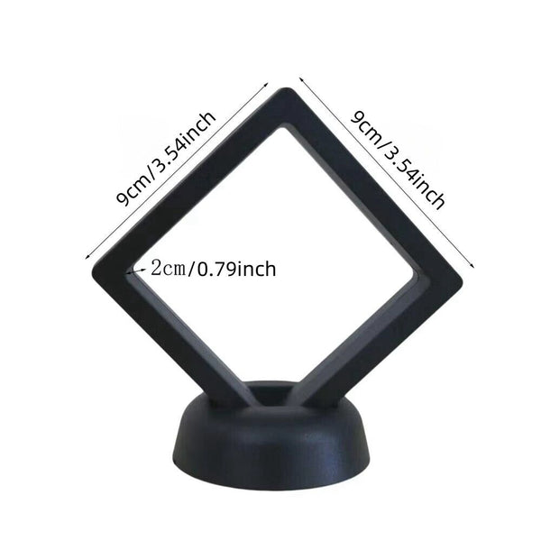 10PCS Display Case Stand Protective Jewelry Packaging Box for 3D Floating Frames