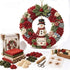 3D Fabric Poke Wreath DIY Kit Christmas Handmade Wreath Craft Set Party Decor