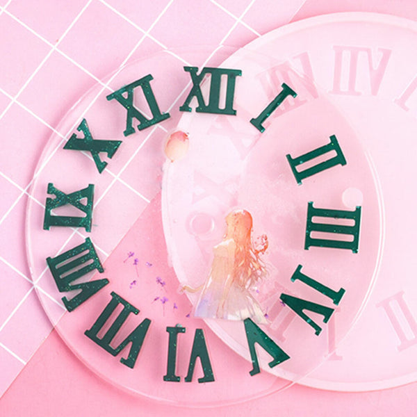 1X Silicone Jewelry Mold Making Resin Mould Craft Big Clocks Handmade Casting