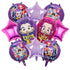 10PC Kpop Demon Hunters Rumi  Foil Balloons Kids Birthday Party Decorations