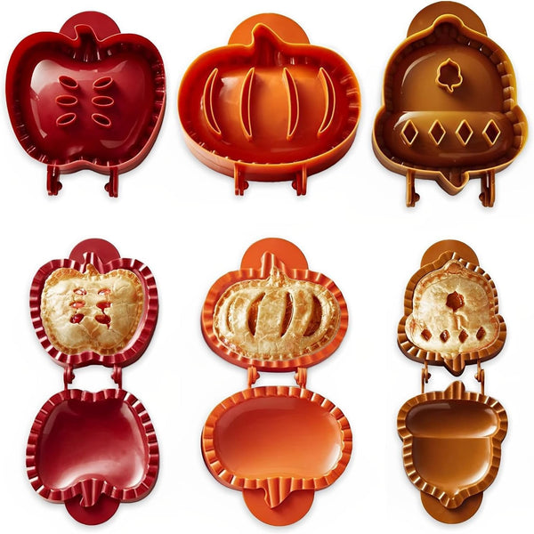 Holiday Mini Pie Molds Hand Pie Maker Christmas Pastry Baking Moulds Set