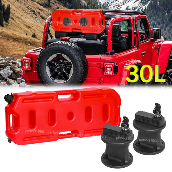 20L/30L Jerry Can Fuel Tank Container With/without Holder 4WD Truck SUV Offroad