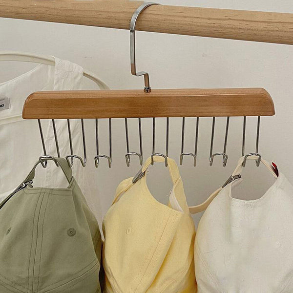 4pcs Multi Hook Coat Hanger Bra Hanger Scarf Organizer Space Saving Hanger AUS