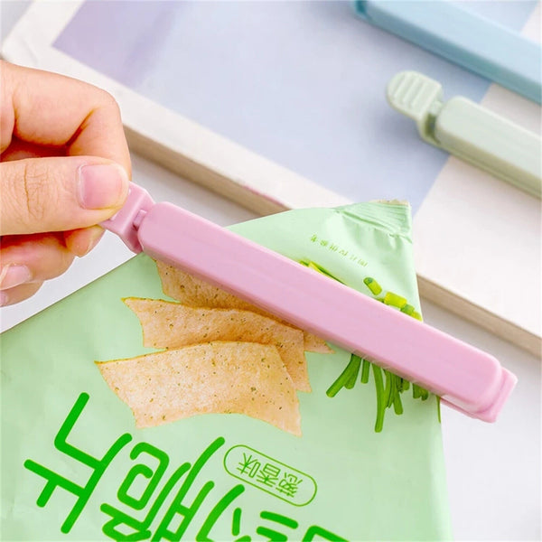 10-100PCS  Plastic Food Storage Bag Sealing Clips Locks Mixed Color Sizes Large