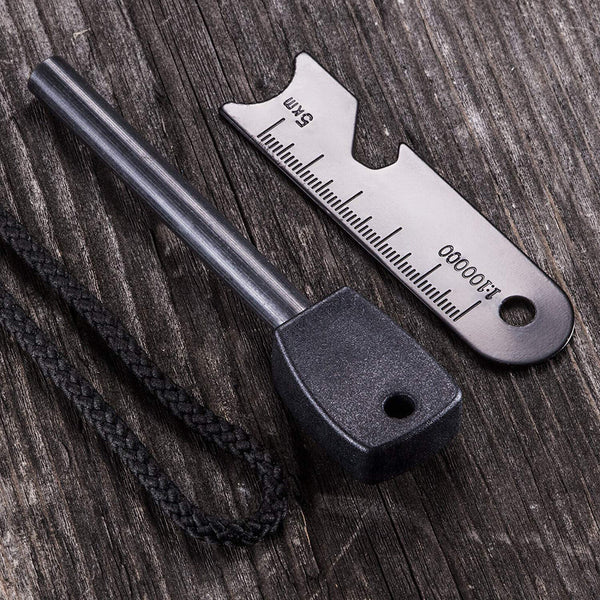 Magnesium Flint Rod Stone Fire Starter Lighter Emergency Survival Camping Hiking