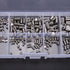 NEW 220Pcs Stainless Steel Allen Head Socket Set Grub Screws Assortment Kit AU