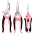 3pcs Stainless Steel Pruning Shears | Heavy-Duty Garden Scissors Set Ergonomic