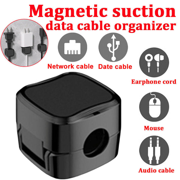 12PCS Magnetic Cable Management Clips Phone Electric Charging Cord Holder Hot